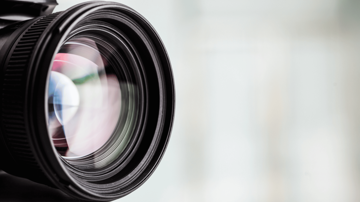 camera lens close up to be used for products that benefit from indoor studio photography